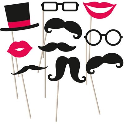 Accessoire de costume AMSCAN 998557 - 10 pièces Accessoire de costume AMSCAN 998557 - 10 pièces