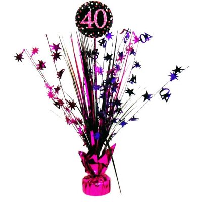 Amscan 9900599 Roze 40e Verjaardagsfeestversiering - Feestversiering Amscan 9900599 Roze 40e Verjaardagsfeestversiering - Feestversiering