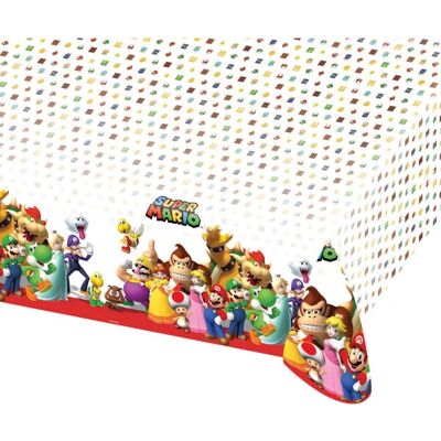 Amscan 728.9901539 Nappe Super Mario - 120x180 cm - Publicité Amscan 728.9901539 Nappe Super Mario - 120x180 cm - Publicité