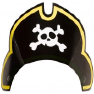 Ensemble de Chapeaux de Pirate Amscan 9902129 - Accessoire de Costume Ensemble de Chapeaux de Pirate Amscan 9902129 - Accessoire de Costume