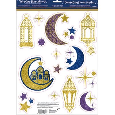 Amscan 242168 Partydekoration - Eid Mubarak Aufkleber Amscan 242168 Partydekoration - Eid Mubarak Aufkleber