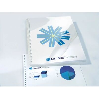 Copertine in PVC Trasparente GBC - 100 Pezzi A4 Copertine in PVC Trasparente GBC - 100 Pezzi A4