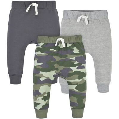 Gerber Baby Boys' Toddler 3-Pack Jogger Pants - Camo 3-6 Months Gerber Baby Boys' Toddler 3-Pack Jogger Pants - Camo 3-6 Months