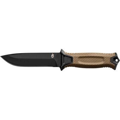 Couteau de survie Gerber Strongarm - Lame fixe, Coyote - Publicité Couteau de survie Gerber Strongarm - Lame fixe, Coyote - Publicité