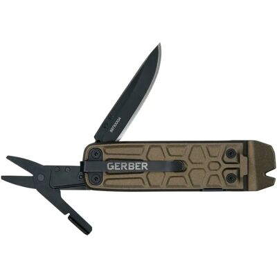 Gerber Lockdown Slim Pry - Bronzo bruciato - Multitool Gerber Lockdown Slim Pry - Bronzo bruciato - Multitool