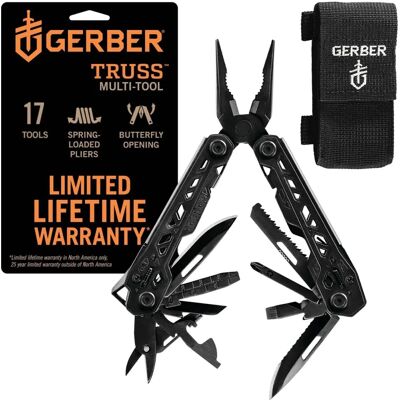 Gerber Truss Fekete - 17 Funkciós Multitool Gerber Truss Fekete - 17 Funkciós Multitool
