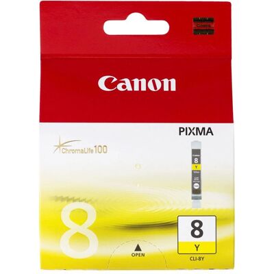 Canon CLI-8Y Gele Inktcartridge - Verbruiksartikel voor Inkjet Printer Canon CLI-8Y Gele Inktcartridge - Verbruiksartikel voor Inkjet Printer
