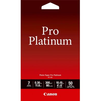 Papier fotograficzny Canon PT-101 - Lśniący, 4x6, 80 lb Papier fotograficzny Canon PT-101 - Lśniący, 4x6, 80 lb