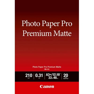 Χαρτί φωτογραφιών Canon Pro Premium PM-101 A3+ - Ματ Χαρτί φωτογραφιών Canon Pro Premium PM-101 A3+ - Ματ