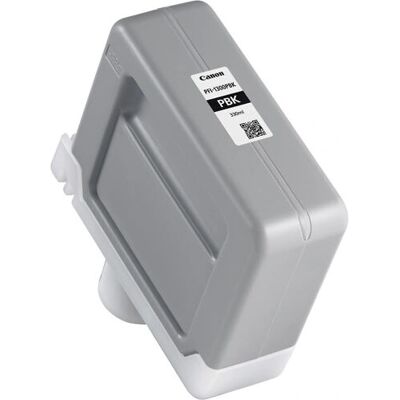 Alkuperäinen valokuvan musta mustekasetti Canon PFI-1300PBK - Mustekasetti Alkuperäinen valokuvan musta mustekasetti Canon PFI-1300PBK - Mustekasetti