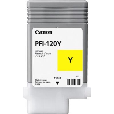 Canon - PFI-120Y - Giallo - 130ml - Cartuccia di inchiostro Canon - PFI-120Y - Giallo - 130ml - Cartuccia di inchiostro