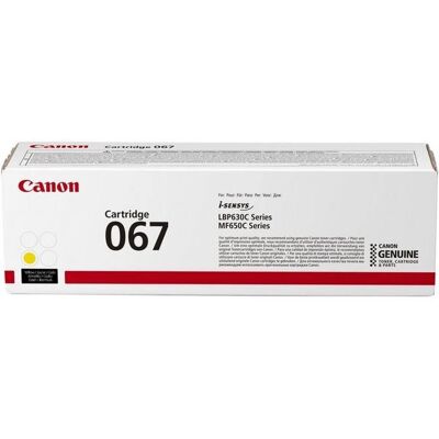 Canon 067 Yellow Toner Cartridge - Toner Cartridge for MF656Cdw, MF654Cdw, MF653Cdw, LBP633Cdw - Printer Supply Canon 067 Yellow Toner Cartridge - Toner Cartridge for MF656Cdw, MF654Cdw, MF653Cdw, LBP633Cdw - Printer Supply