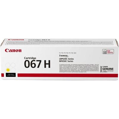 Cartuccia toner gialla Canon 067H Alta Capacità - Cartuccia toner Cartuccia toner gialla Canon 067H Alta Capacità - Cartuccia toner
