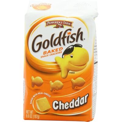 Pepperidge Farm Goldfish Cheddar Crackers - Snack - Publicité Pepperidge Farm Goldfish Cheddar Crackers - Snack - Publicité