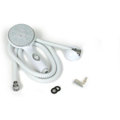 Camco - 43714 - Silver - White - Shower Head Camco - 43714 - Silver - White - Shower Head