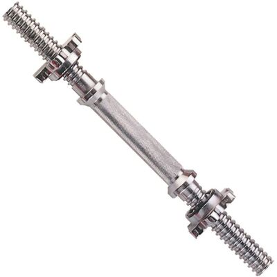 York Dumbbell Bar - 16" Silver Spinlock - Exercise Equipment York Dumbbell Bar - 16" Silver Spinlock - Exercise Equipment