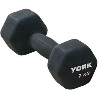York Fitness Neo-Hex 2kg Dumbbell - Dumbbell York Fitness Neo-Hex 2kg Dumbbell - Dumbbell