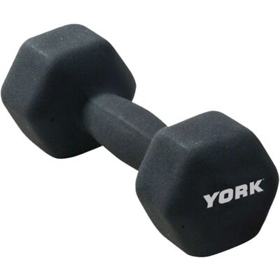 York Fitness Neo Hex 3Kg Dumbbell - Exercise Equipment York Fitness Neo Hex 3Kg Dumbbell - Exercise Equipment