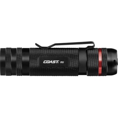 Coast PX1 LED RGB Zaklamp - 315 lm, Bältesclip Coast PX1 LED RGB Zaklamp - 315 lm, Bältesclip