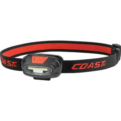 COAST FL13 - Hovedlampe, 250lm, Rød/Hvid, IP54, 4 Tilstande COAST FL13 - Hovedlampe, 250lm, Rød/Hvid, IP54, 4 Tilstande