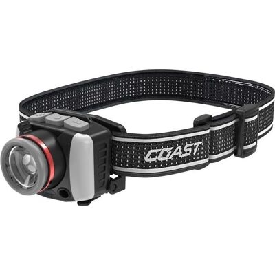 Coast - FL95R - Rechargeable - Tri-color - Lampe frontale - Publicité Coast - FL95R - Rechargeable - Tri-color - Lampe frontale - Publicité