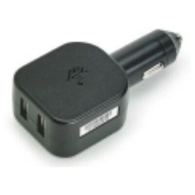 Zebra CHG-AUTO-USB1-01 Mobiele oplader - Zwart - Dubbele USB-poorten Zebra CHG-AUTO-USB1-01 Mobiele oplader - Zwart - Dubbele USB-poorten