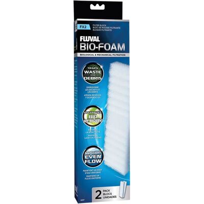 FLUVAL FX2 Bio-Foam Aquarium-Filtermedien - 2 Stück FLUVAL FX2 Bio-Foam Aquarium-Filtermedien - 2 Stück