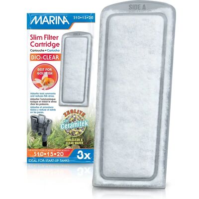 Marina Bio-Clear Zeolit Slim Power Szűrőpatron - 3 Szűrők Marina Bio-Clear Zeolit Slim Power Szűrőpatron - 3 Szűrők