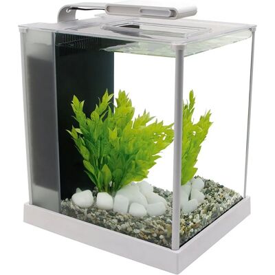 Marque Fluval Modèle - Ensemble Aquarium Blanc 10L Marque Fluval Modèle - Ensemble Aquarium Blanc 10L