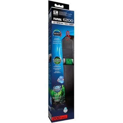 Fluval E200 Digitális Akvárium Melegítő - Akár 65 Gallon Fluval E200 Digitális Akvárium Melegítő - Akár 65 Gallon