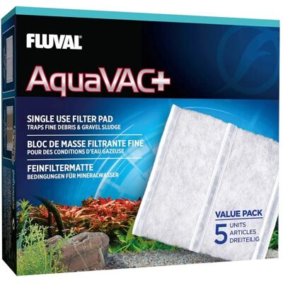 Fluval AquaVAC+ Ersatz-Filtervlies (5er-Pack) Fluval AquaVAC+ Ersatz-Filtervlies (5er-Pack)