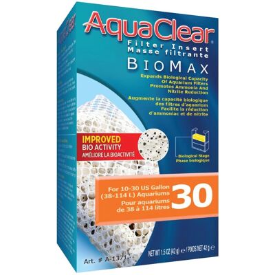 Aqua Clear Bio Max 30 Akvariefilter - Biologiskt filtermedium Aqua Clear Bio Max 30 Akvariefilter - Biologiskt filtermedium