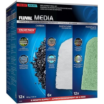 Fluval 307/407 Szűrőcsomag - Akvárium Média Fluval 307/407 Szűrőcsomag - Akvárium Média