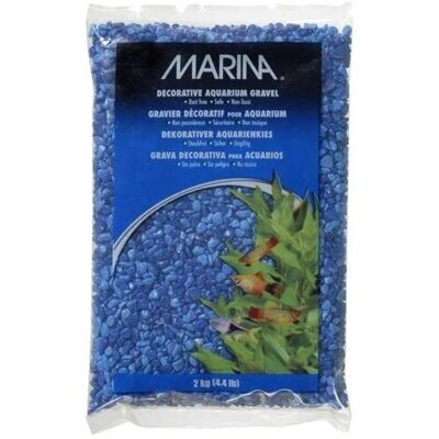 Marina Blauwe Decoratieve Grond - Aquarium Bodem Marina Blauwe Decoratieve Grond - Aquarium Bodem