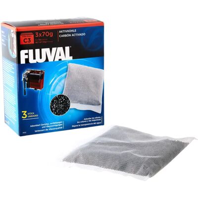 Fluval C3 Aktivkohle - 3 Beutel für Aquarienfilter Fluval C3 Aktivkohle - 3 Beutel für Aquarienfilter