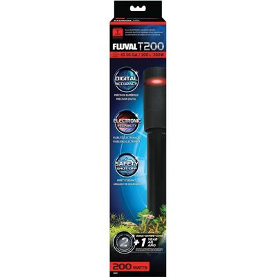 Riscaldatore Fluval T200 per Acquario - Preciso e Subacqueo 50-300L Riscaldatore Fluval T200 per Acquario - Preciso e Subacqueo 50-300L