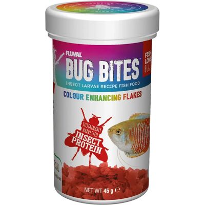 Fluval Bug Bites Rovarlárvák - Halételek Fluval Bug Bites Rovarlárvák - Halételek