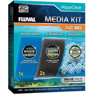 Filtrationsmedien-Kit für Fluval AC Aquaclear Filtrationsmedien-Kit für Fluval AC Aquaclear
