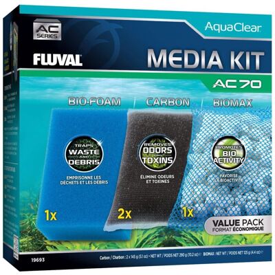 Szűrőanyag készlet Fluval AC - Hatékony szűrőrendszer Szűrőanyag készlet Fluval AC - Hatékony szűrőrendszer
