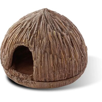 Exo Terra Coconut Cave - Reptile Decor, Brown, 11.5x11.5x9.5 cm Exo Terra Coconut Cave - Reptile Decor, Brown, 11.5x11.5x9.5 cm