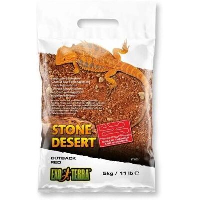 Exo Terra Red Stone Desert Substrate - 5kg - Reptile Landscape Material Exo Terra Red Stone Desert Substrate - 5kg - Reptile Landscape Material