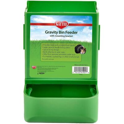 Kaytee Gravity Bin Feeder - Support - Distributeur de nourriture - Publicité Kaytee Gravity Bin Feeder - Support - Distributeur de nourriture - Publicité