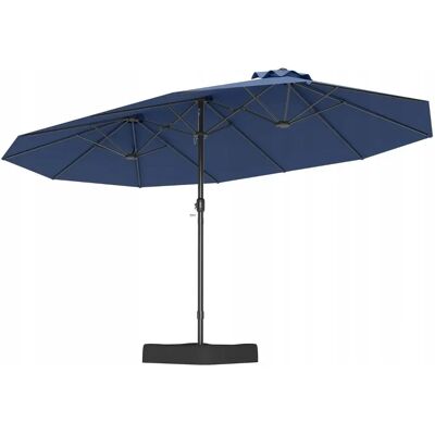 Costway Ombrellone Doppio 470cm - Blu Costway Ombrellone Doppio 470cm - Blu