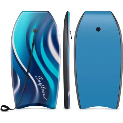 Costway Bodyboard - Halvemaanvormige Staart, 60/40 Rails, HDPE - Bodyboard Costway Bodyboard - Halvemaanvormige Staart, 60/40 Rails, HDPE - Bodyboard