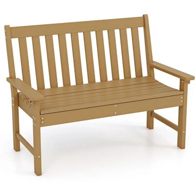 Costway Panchina da Giardino - Resistente alle Intemperie per 2-3 Persone - Mobili Esterni Costway Panchina da Giardino - Resistente alle Intemperie per 2-3 Persone - Mobili Esterni