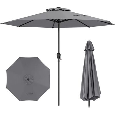 Costway Sonnenschirm 250 cm mit Kurbel - Garten & Außen Costway Sonnenschirm 250 cm mit Kurbel - Garten & Außen