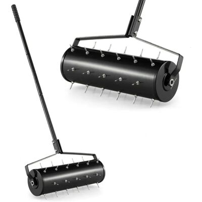 Aeratore da giardino Costway manuale - 52cm, Durevole e Facile da Usare Aeratore da giardino Costway manuale - 52cm, Durevole e Facile da Usare