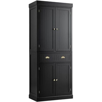Costway Buffet da Cucina 183cm - Nero Moderno Costway Buffet da Cucina 183cm - Nero Moderno