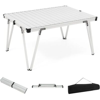 Tavolo da campeggio portatile in alluminio Costway - 90x69cm - 80kg Tavolo da campeggio portatile in alluminio Costway - 90x69cm - 80kg