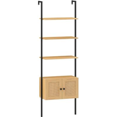 Costway - 5-Level Rattan Cabinet - 184cm - Montaggio a parete - Bookcase Costway - 5-Level Rattan Cabinet - 184cm - Montaggio a parete - Bookcase